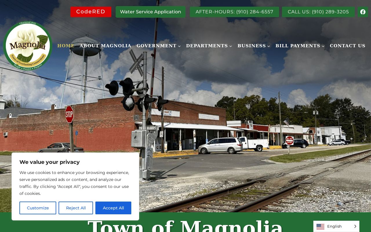 Magnolia court docket research image from the official Town of Magnolia website