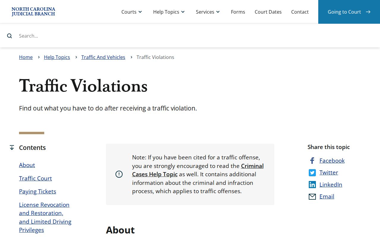 Duplin County traffic court records official traffic violations guidance